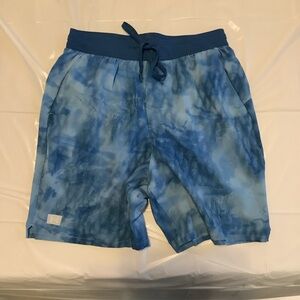 Under Armour Blue and White Athletic Shorts #31